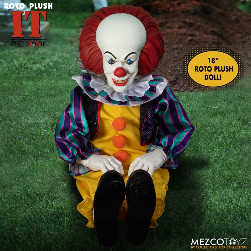 دمية قطيفة IT (1990): Pennywise 18-Inch Tall Roto