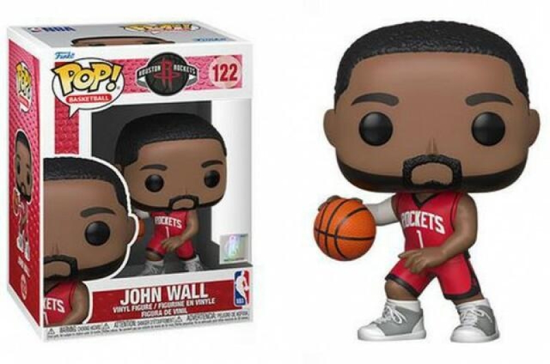 مجسم NBA: Houston Rockets John Wall Red Jersey