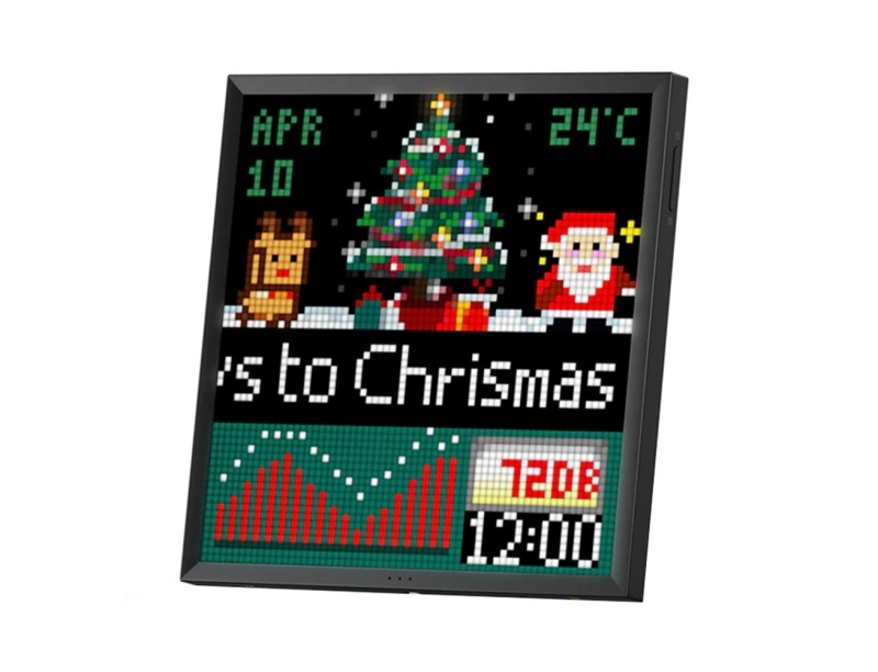 إطار رقمي لتزيين غرفة الألعاب مع (App Control )Divoom Pixoo-64 WiFi Pixel Art Cloud Display 64 X 64 LED