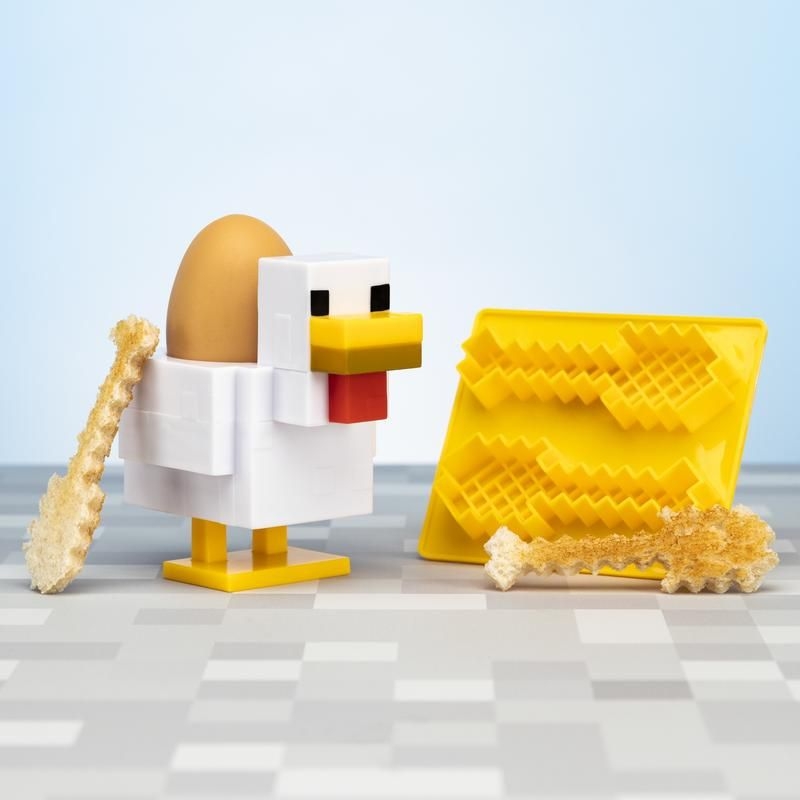 Minecraft Chicken Egg Cup and Toast Cutter V2