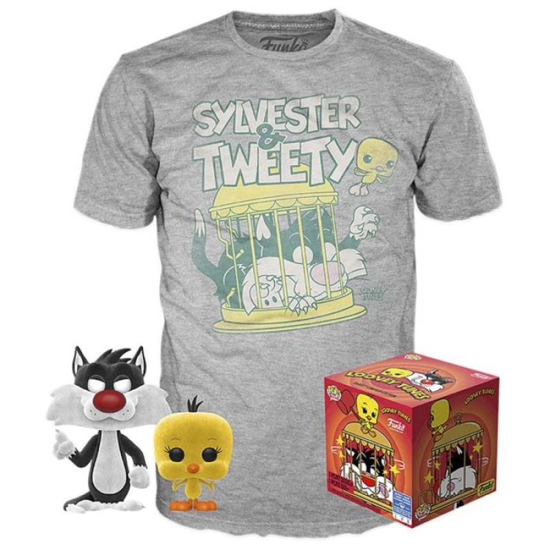 تي شيرت POP & Tee Looney Tunes Sylvester & Tweety