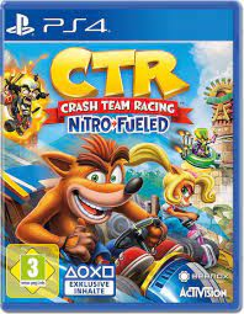 PS4 CRASH TEAM RACING: NITRO FUELED PEGI