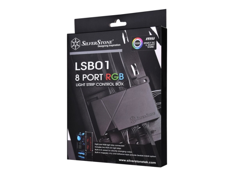 جهاز تحكم SilverStone RGB مع  ريموت