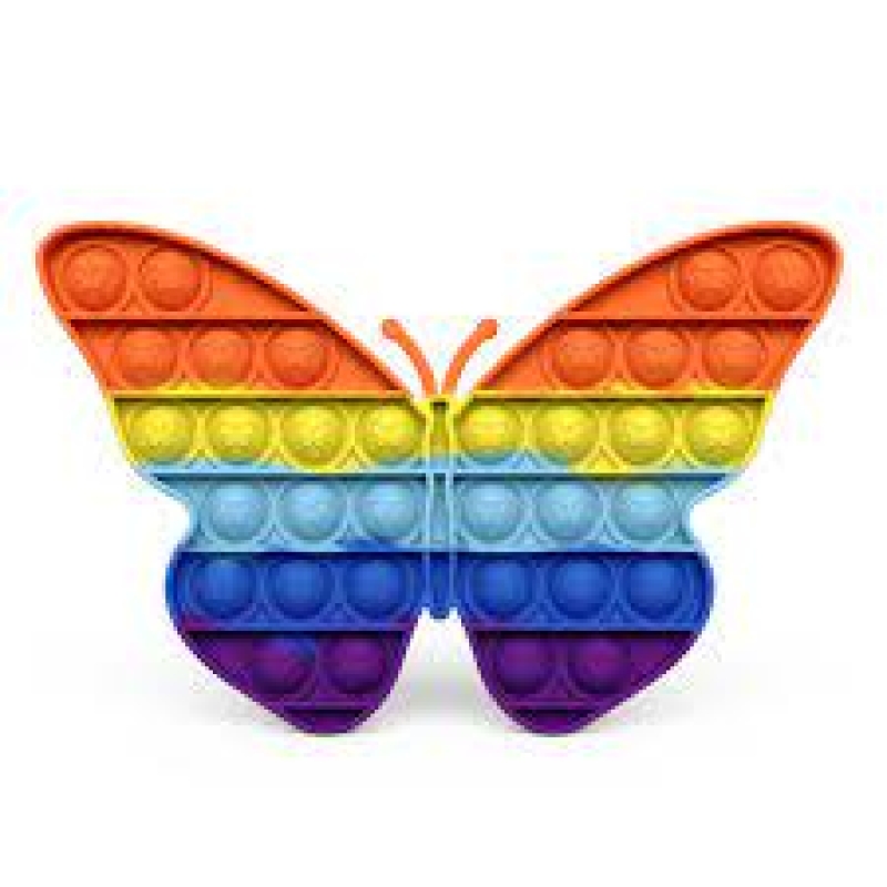 لعبة Push Pop Butterfly Rainbow