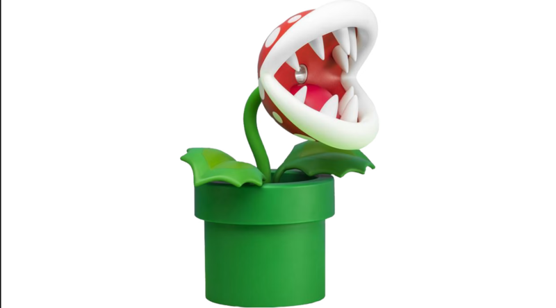 مصباح علي هيئة Super Mario Mini Piranha Plant Posable