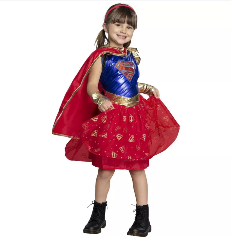 زي تنكيري Supergirl Party Set للأطفال