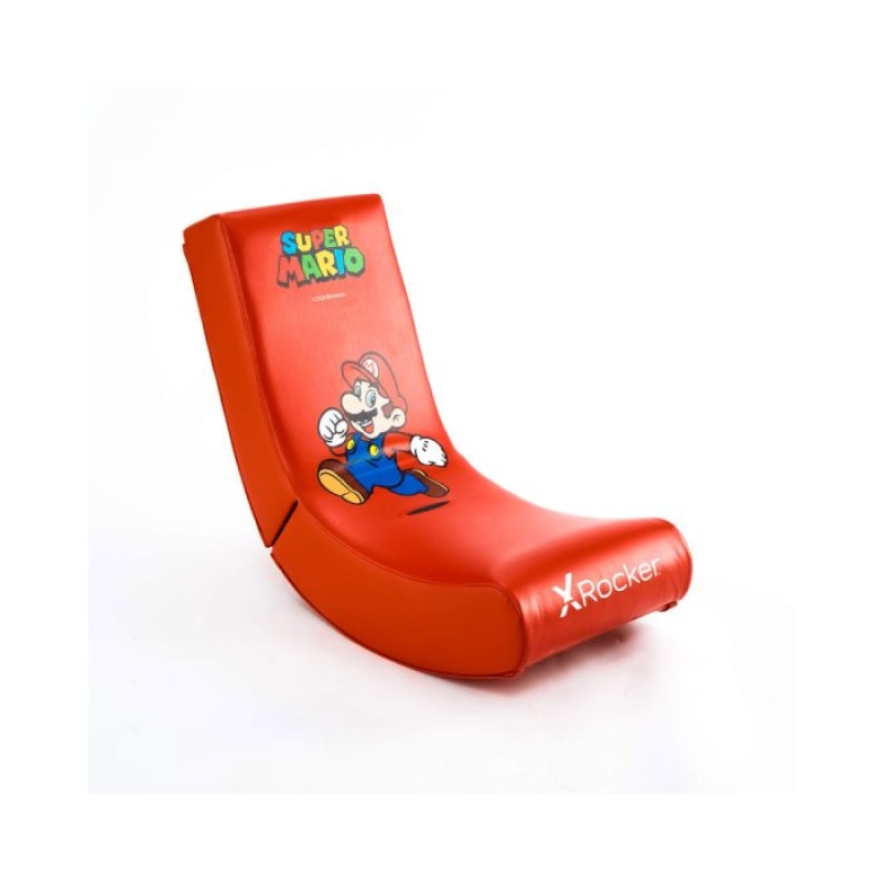 كرسي للألعاب X Rocker Nintendo Super Mario Bros Video Rocker LED