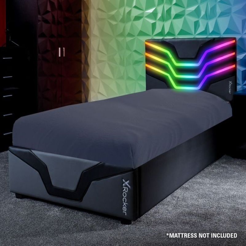 سرير الألعاب X Rocker Cosmos RGB مفرد