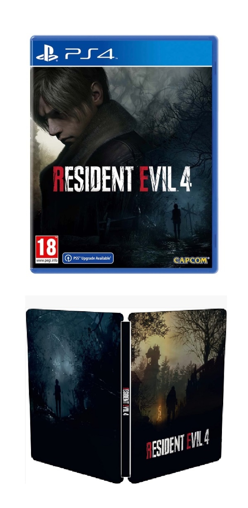 PS4 Resident Evil 4 Remake Steel Book Edition