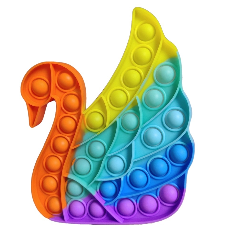 لعبة Push Pop Swan Rainbow