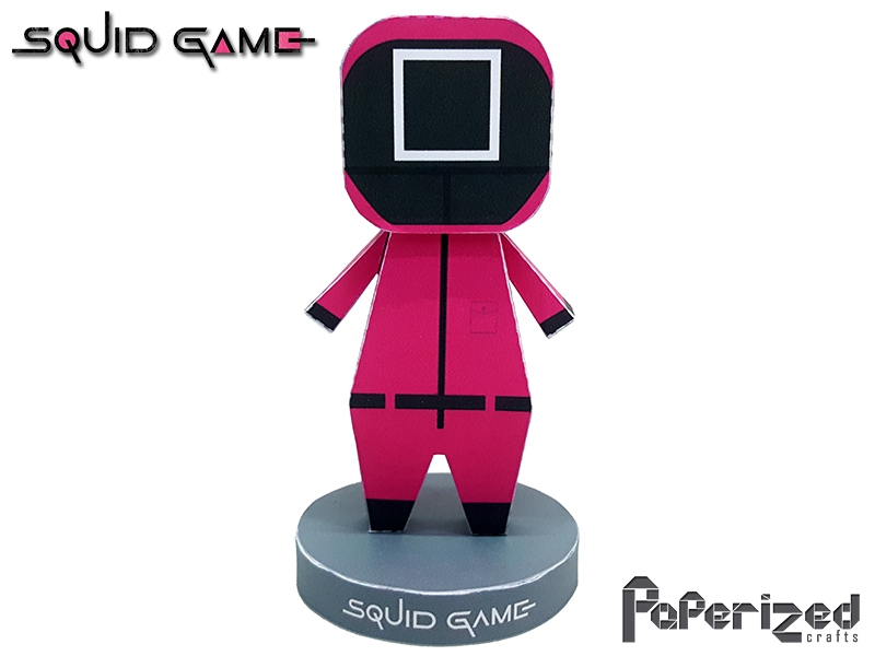 TS - Dart Game Squid Soldier Square