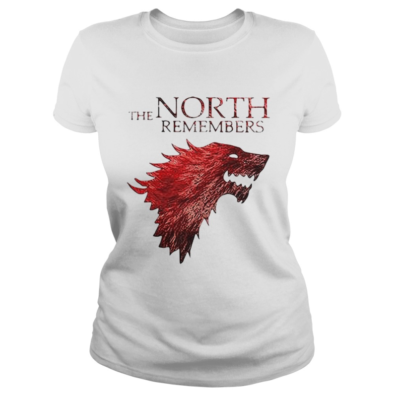تي شيرت Game Of Thrones House Stark The North Remembers للسيدات
