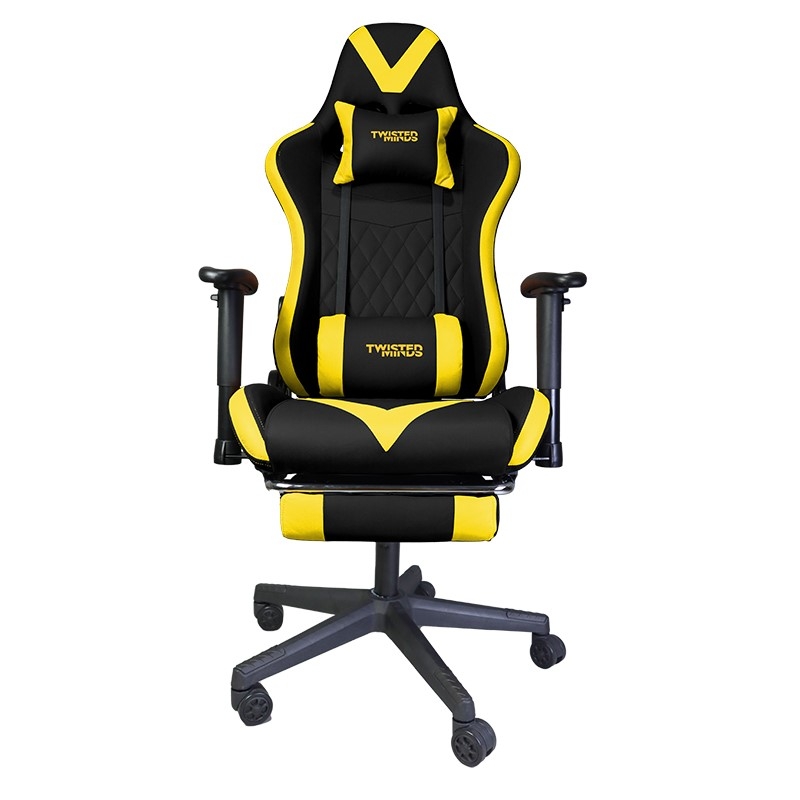 Twisted Minds Easy Gaming Chair - Black/Yellow
