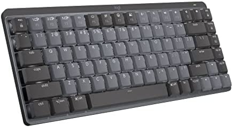 Logitech MX Mechanical Wireless Illuminated Keyboard, Clicky-Graphite