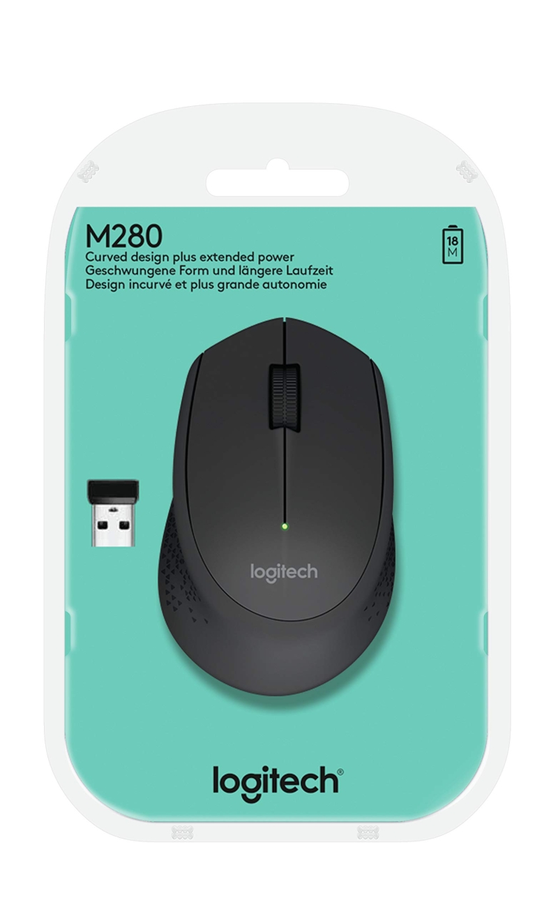 Logitech Mouse M280 Wireless - Black