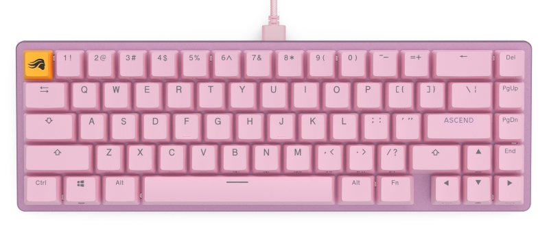 Glorious GMMK V2 65% Compact Keyboard (Pre-Built) - Pink