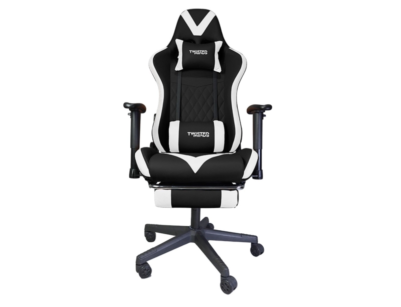 Twisted Minds Easy Gaming Chair - Black/White