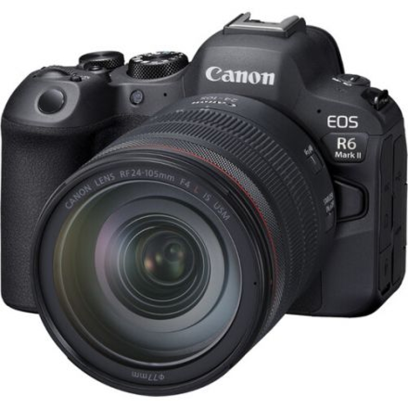 CANON EOS R6 MARK II MIRRORLESS CAMERA WITH 24-105MM F/4 LENS