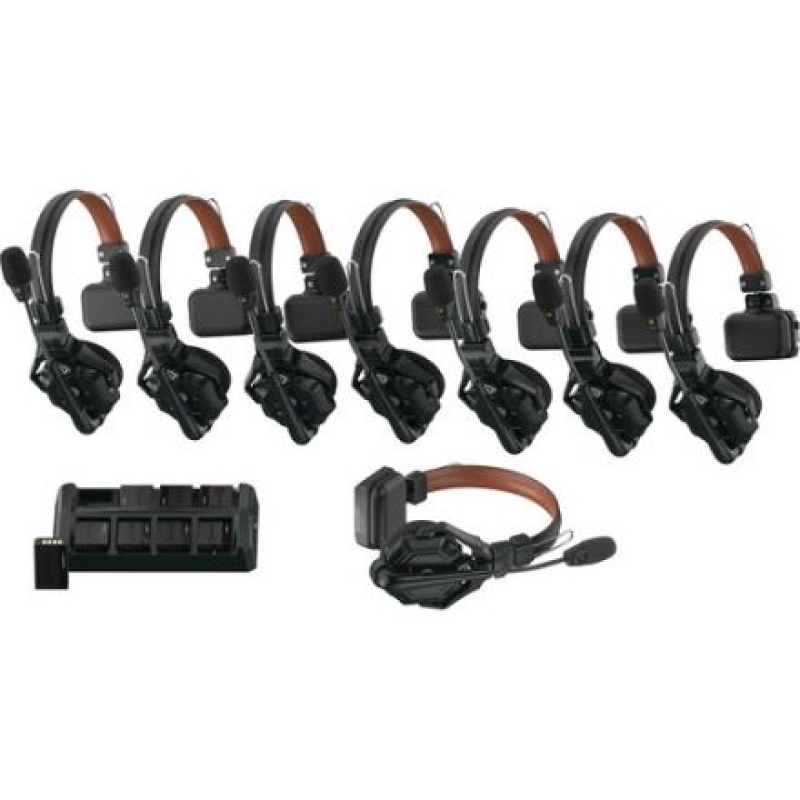 HOLLYLAND SOLIDCOM C1 PRO-8S 1100FT WIRELESS INTERCOM SYSTEM WITH 8 HEADSETS (NO HUB)