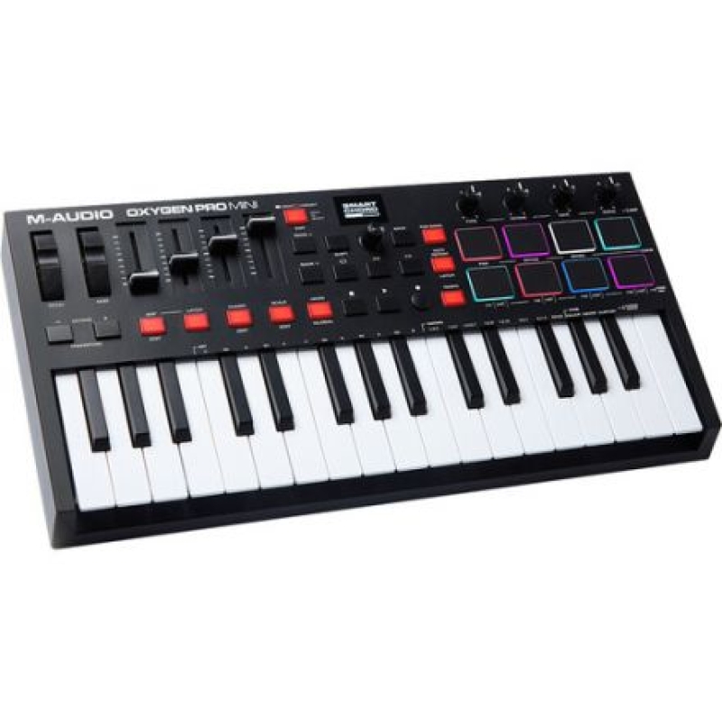 M-AUDIO OXYGEN PRO MINI 32-KEY USB MIDI KEYBOARD CONTROLLER