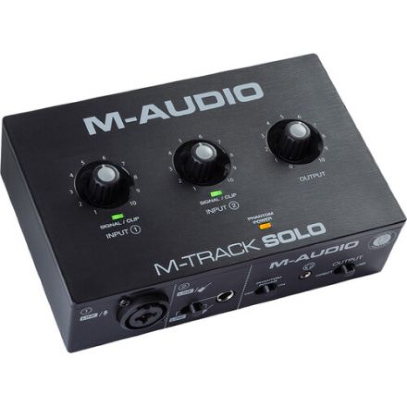 M-AUDIO MTRACKSOLOII M-TRACK SOLO 2-CHANNEL USB AUDIO INTERFACE