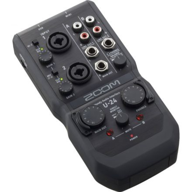 ZOOM U-24 PORTABLE AUDIO INTERFACE