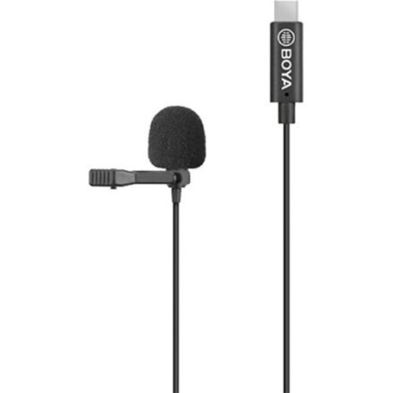 BOYA BY-M3 CLIP-ON LAVALIER MICROPHONE FOR USB-C