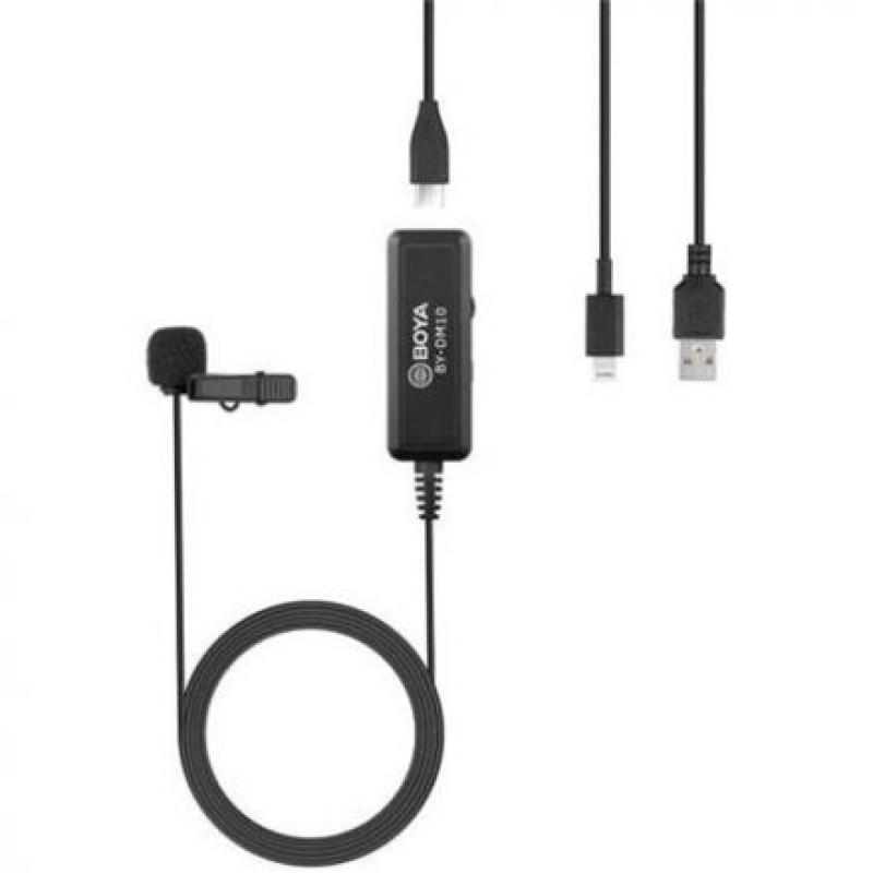 BOYA BY-DM10 DIGITAL LAVALIER MICROPHONE FOR IOS, MAC AND WINDOWS