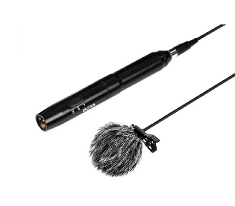 BOYA BY-M11OD OMNI-DIRECTIONAL XLR LAVALIER MICROPHONE SYSTEM