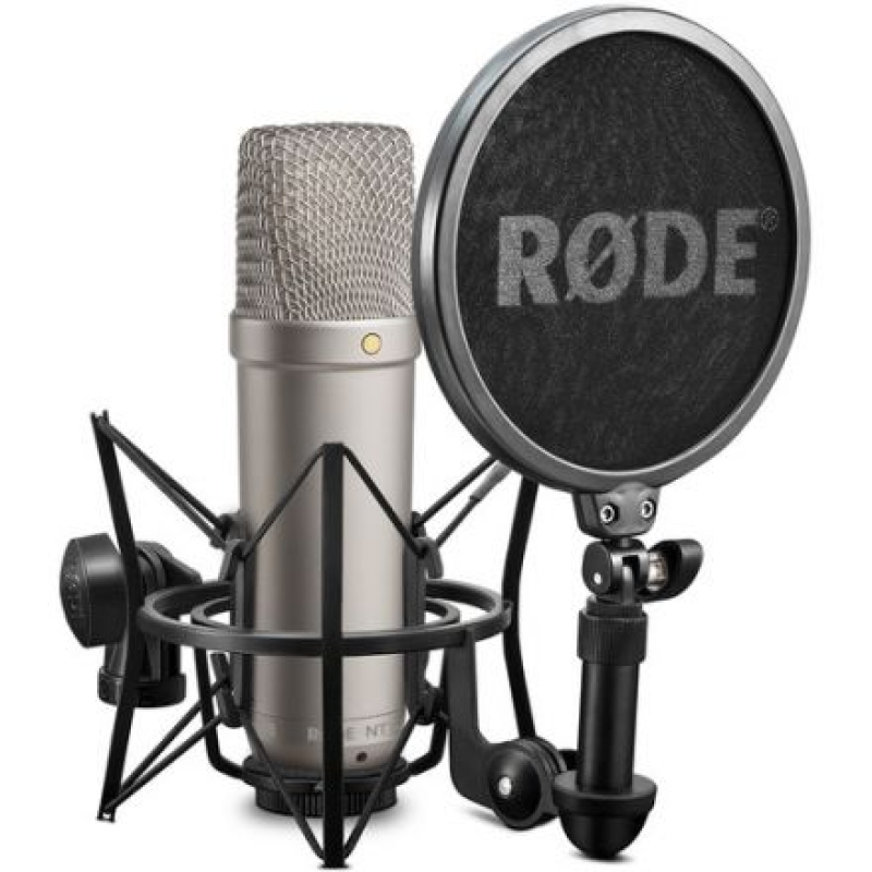 RODE NT1-A CARDIOID CONDENSER MICROPHONE (KIT WITH SMR SHOCKMOUNT)