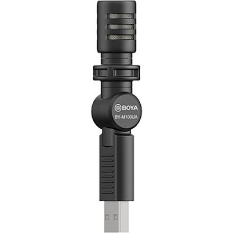 BOYA BY-M100UA ULTRACOMPACT CONDENSER MICROPHONE WITH USB TYPE-A CONNECTOR
