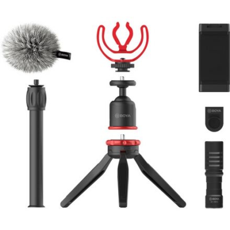 BOYA BY-VG330 SMARTPHONE VLOGGER KIT WITH BY-MM1 MIC AND ACCESSORIES