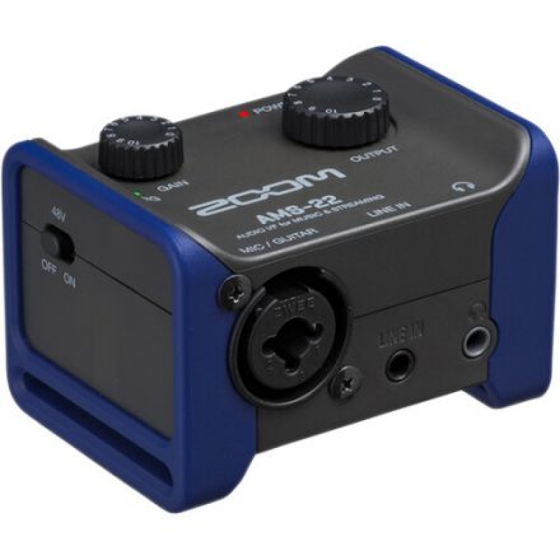 ZOOM AMS-22 2x2 USB AUDIO INTERFACE FOR MUSIC AND STREAMING