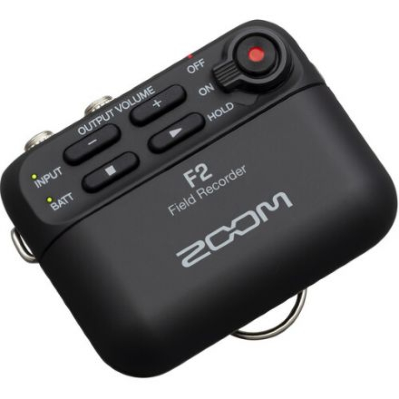 ZOOM F2 AUDIO FIELD RECORDER AND LAVALIER MIC _x000D_
