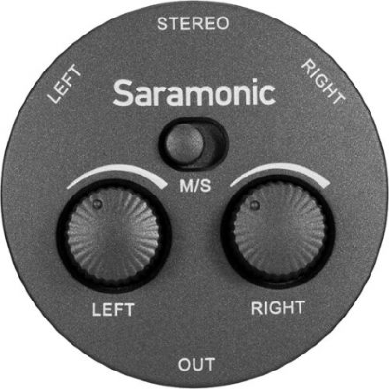 SARAMONIC AX1 PASSIVE 2-CHANNEL AUDIO MIXER FOR CAMERAS, SMARTPHONES, TABLETS AND COMPUTERS
