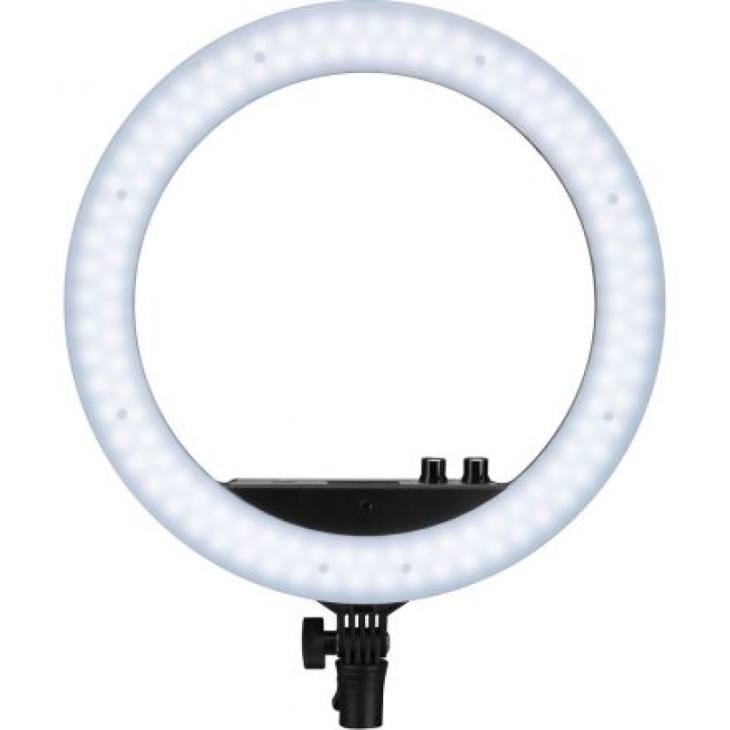 NANLITE HALO 14U 14" BI-COLOR RING LIGHT W/ CELLPHONE BRACKET,MIRROR,BAG