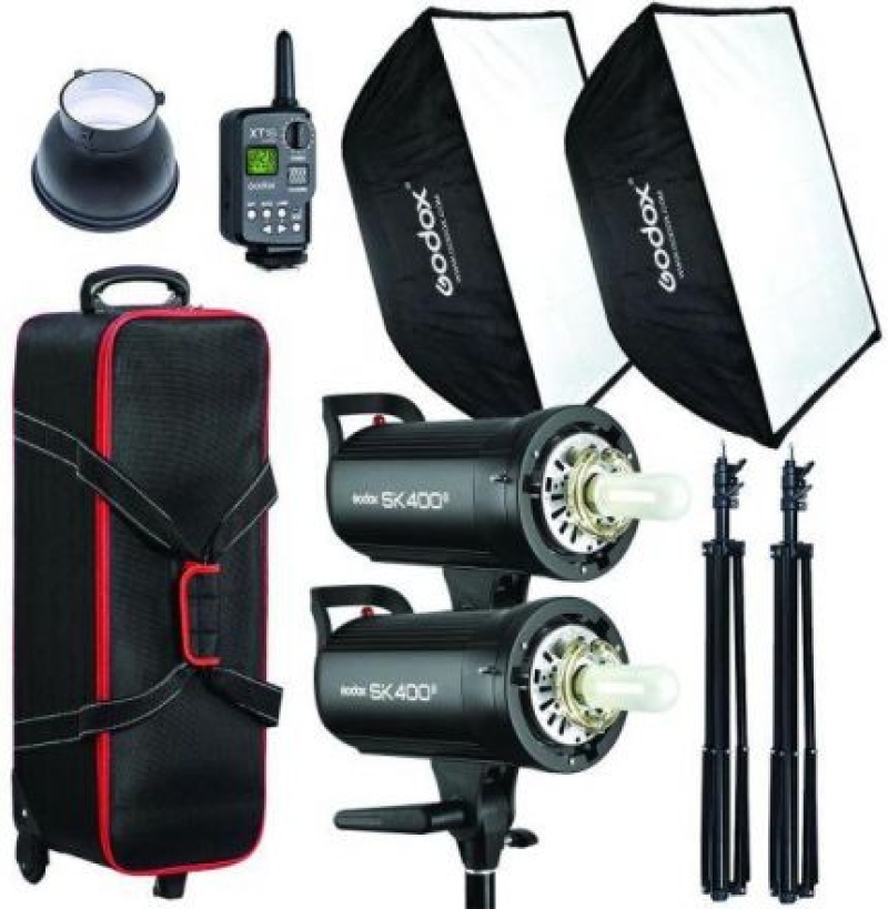 GODOX SK400II-E 2-LIGHT STUDIO FLASH KIT