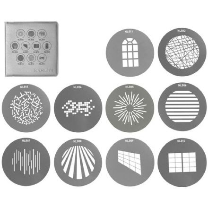 NANLITE AS-GB -B-SET 1 GOBO SIZE B SET (10PCS IN ONE SET)