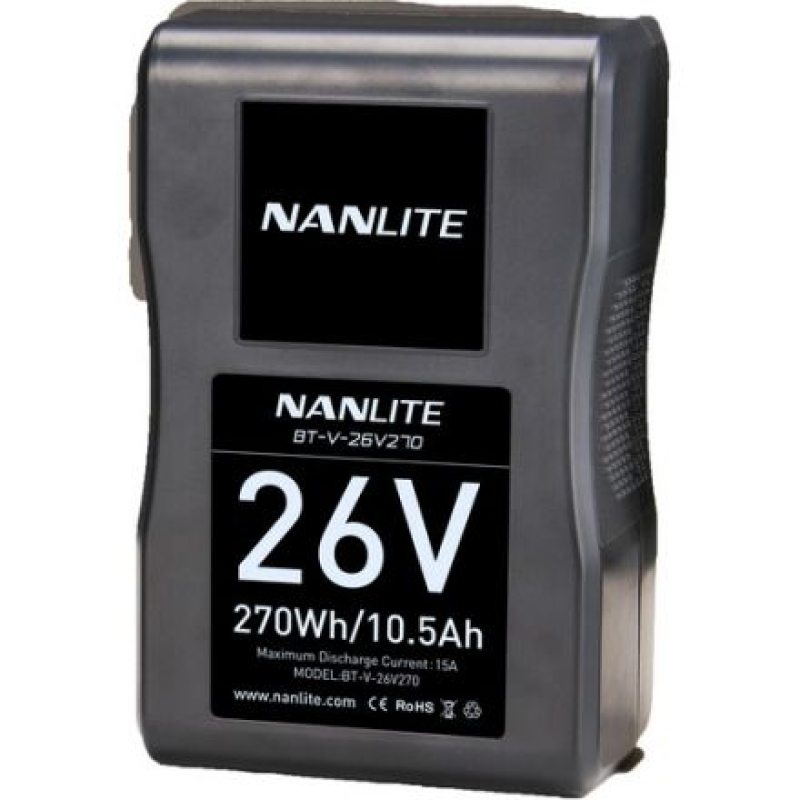 NANLITE BT-V-26V270 26V 270WH SONY V-MOUNT BATTERY