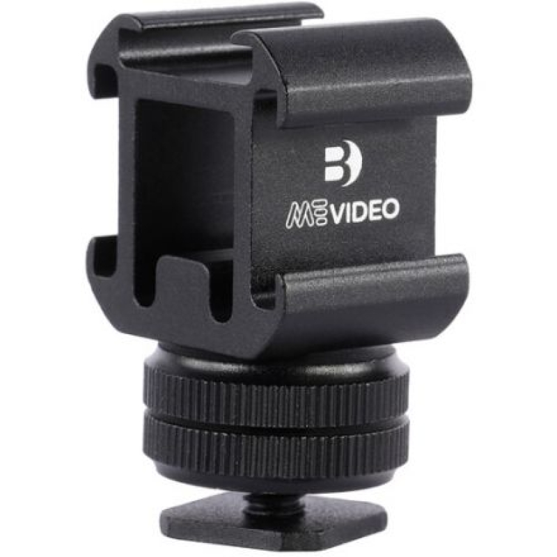 BENRO BMLIVESHOE MEVIDEO LIVESTREAM TRIPLE COLD SHOE ADAPTER 