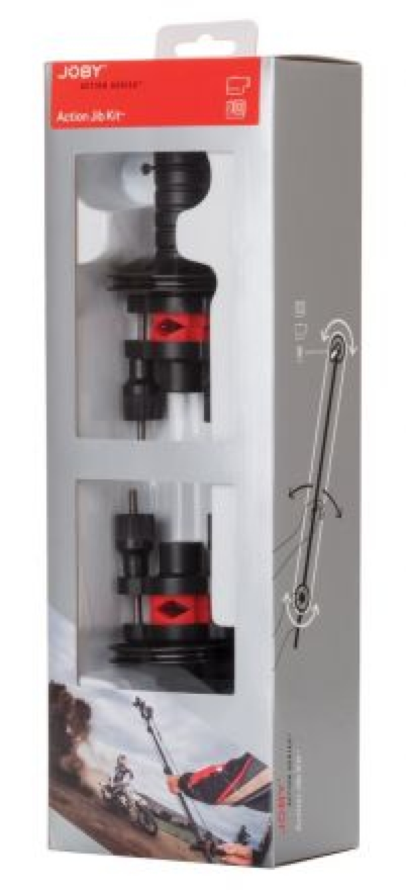 JOBY ACTION JIB KIT-JB01352-BWW BLK/RED