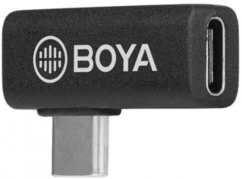 BOYA BY-K5 FEMALE TYPE-C TO MALE TYPE-C ADAPTER, 90 DEGREE