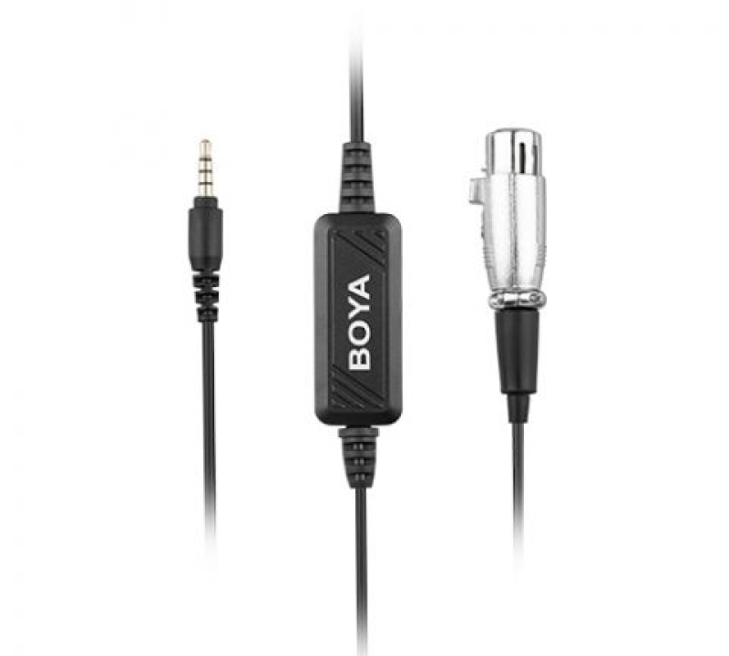 BOYA BY-BCA6 XLR TO 3.5MM PLUG MICROPHONE CABLE