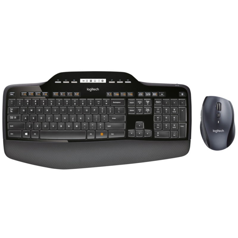 لوحة مفاتيح وماوس لاسلكي Logitech MK710 - عربي/انجليزي