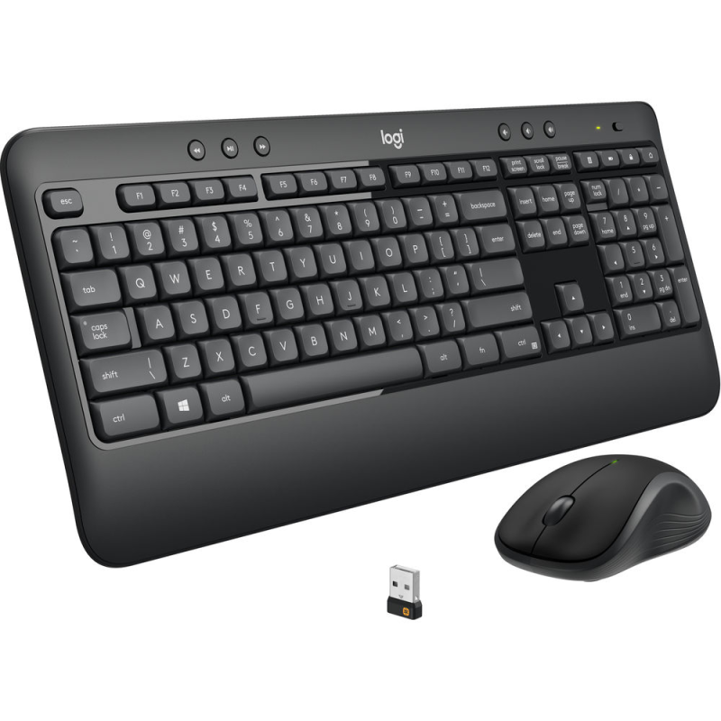 لوحة مفاتيح وماوس لاسلكية Logitech MK540 Advanced,  عربي/انجليزي