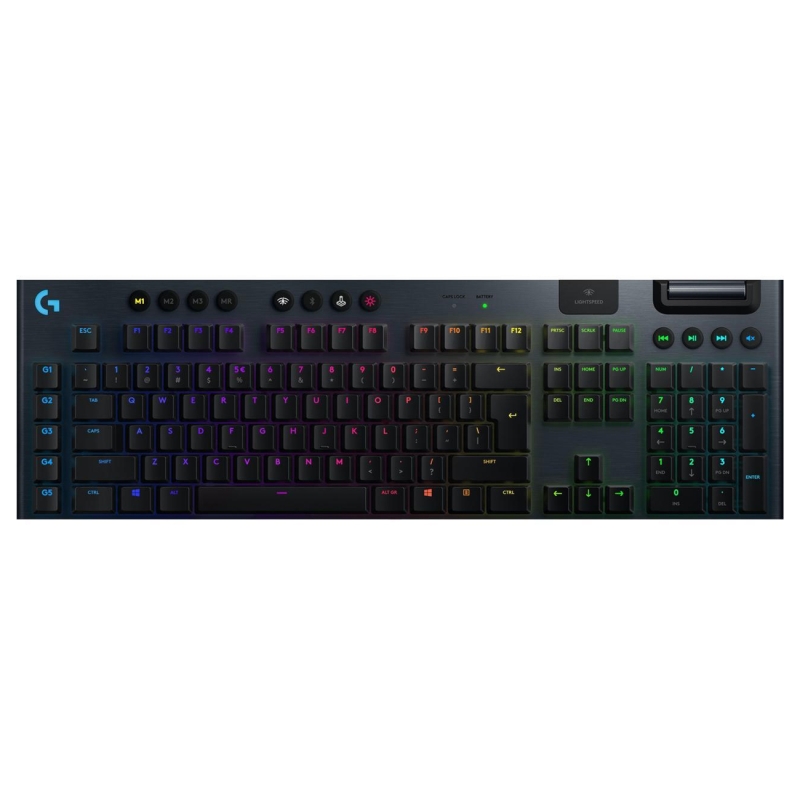 لوحة مفاتيح الألعاب الميكانيكية Logitech G915 LIGHTSPEED اللاسلكية RGB - Clicky