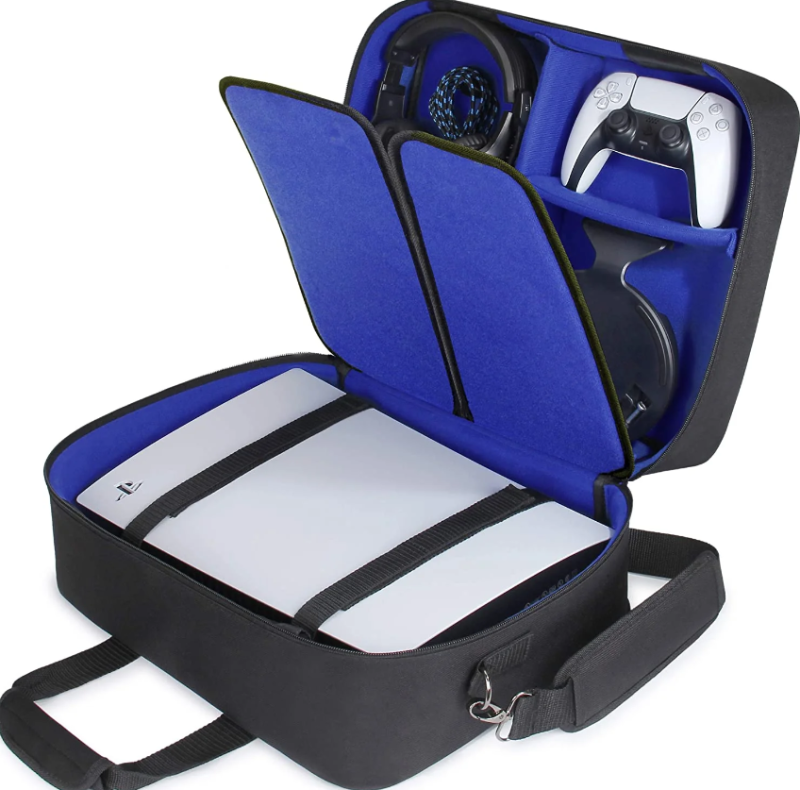 حقيبة جيمر تيك لحمل وحدة تحكم بلاي ستيشن 5، وحدات تحكم DualSense  والكابلات