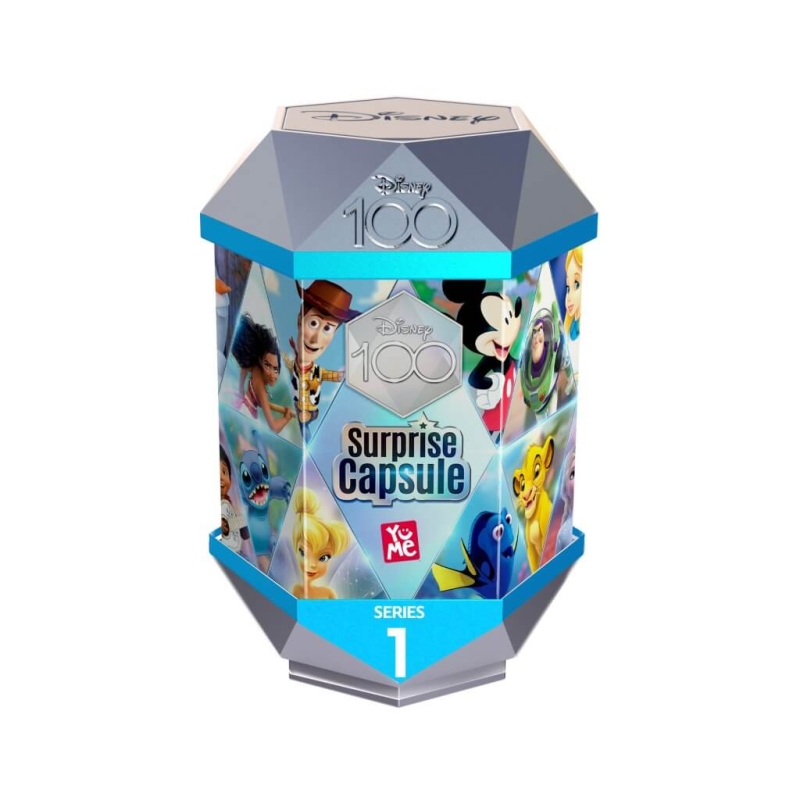 YuMe Disney 100 Suprise Capsules - Series 1 - PDQ (12 Units)
