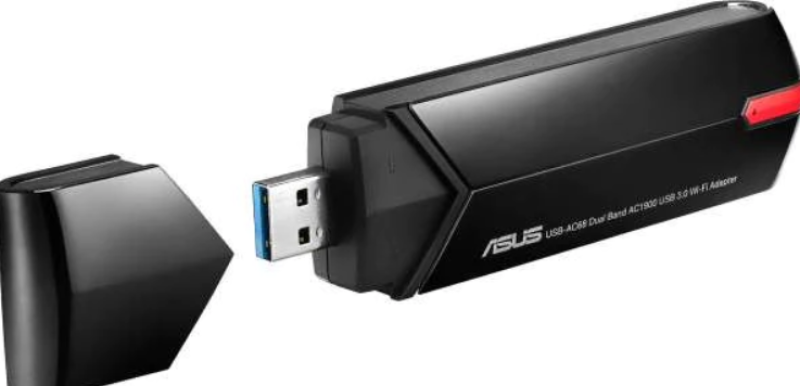 Asus Wireless Adapter USB-AC68 Dual-Band AC1900 USB 3.0 Wi-Fi Adapter