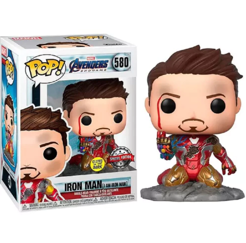 مجسم I Am Iron Man (Exc) من Pop Marvel: Avengers Endgame